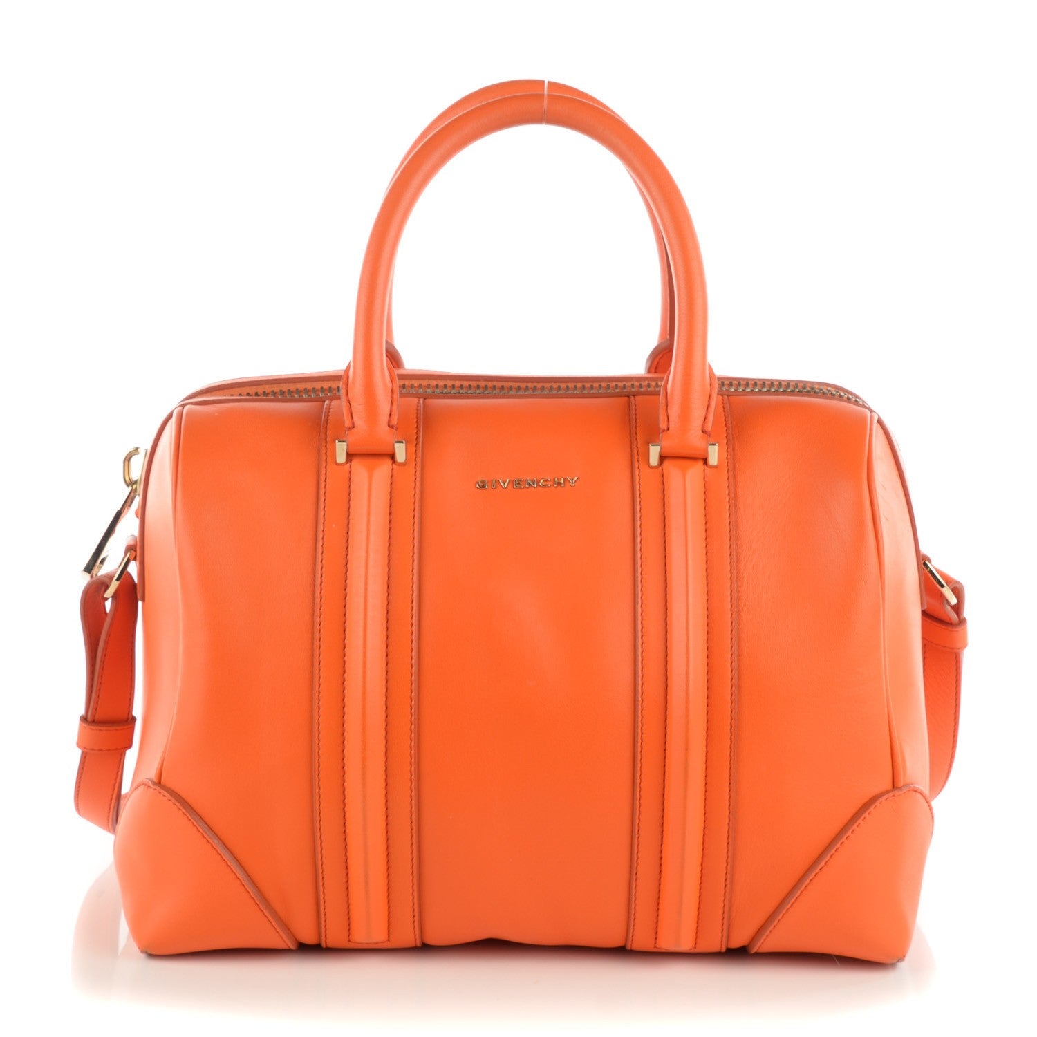 Givenchy Lambskin Medium Lucrezia Orange 1 of 7