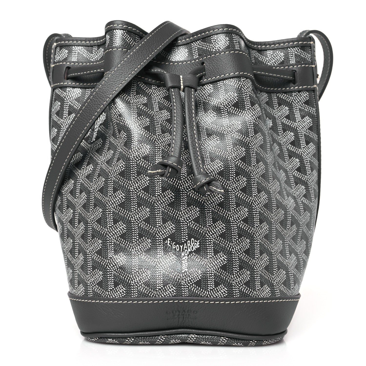 Goyard Goyardine Petit Flot Bucket Bag PM Grey 1 of 8