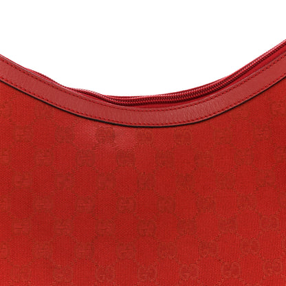Gucci Monogram Half Moon Hobo Red 8 of 13
