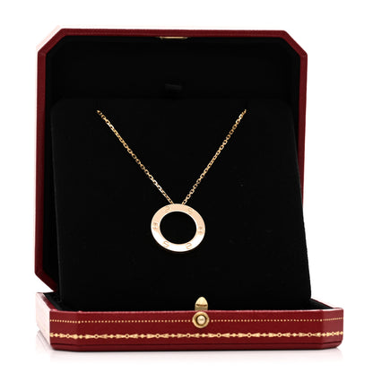 Cartier 18K Yellow Gold LOVE Pendant Necklace 7 of 7