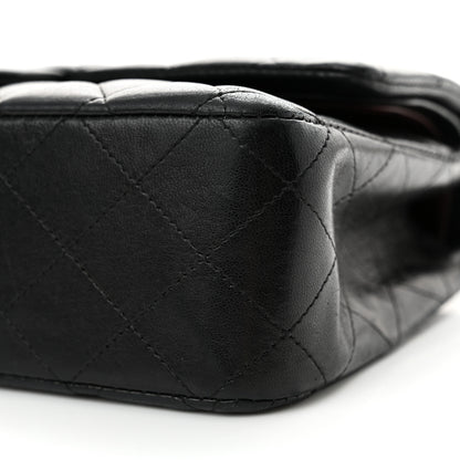 Chanel Lambskin Quilted Medium Double Flap Black 10 of 19