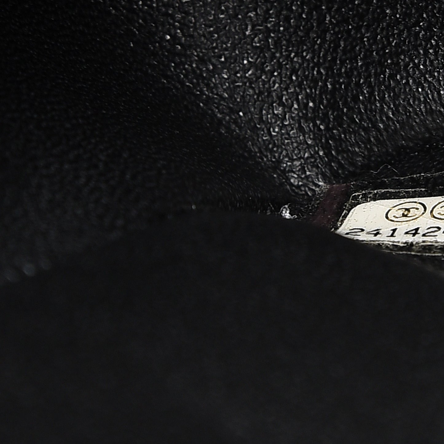 Lambskin Quilted Mini Rectangular Flap Black