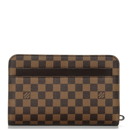 Louis Vuitton Damier Ebene Pochette Saint Louis Clutch 1 of 6