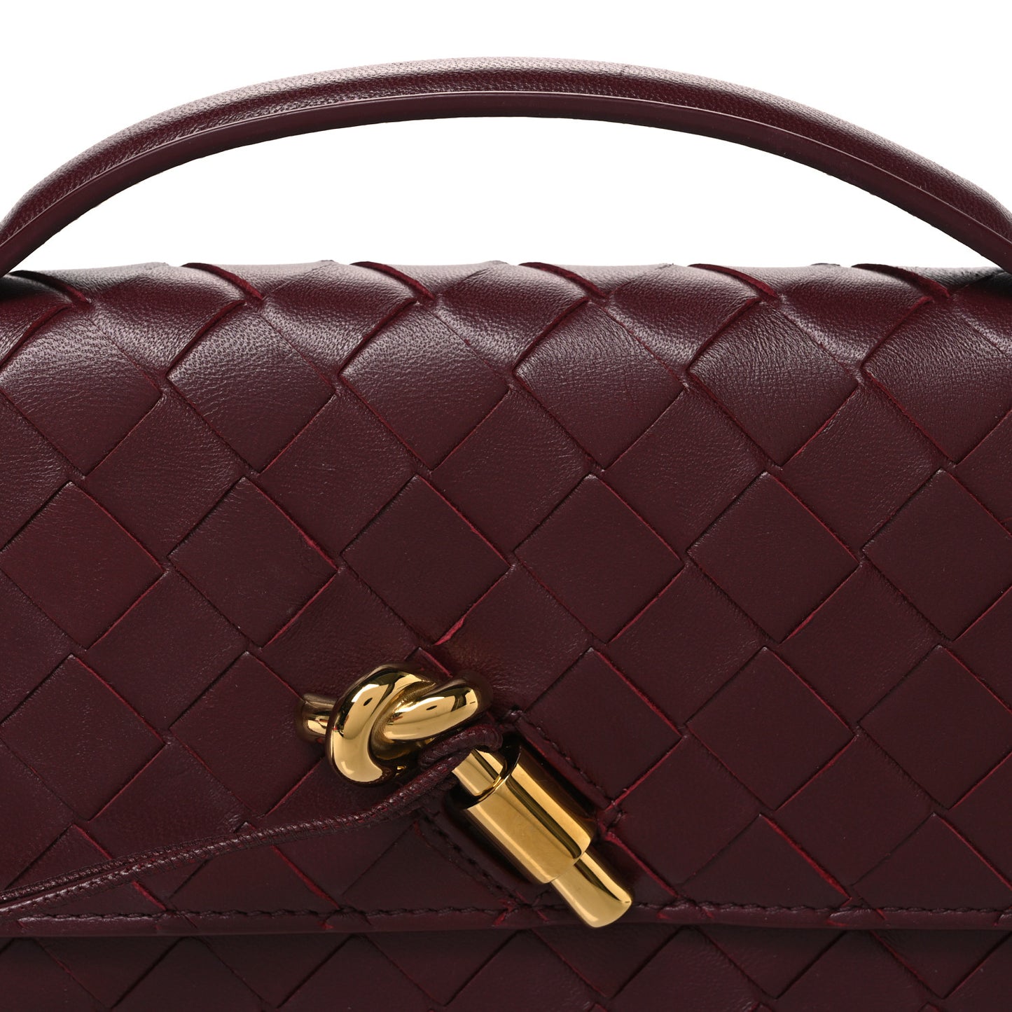 Nappa Intrecciato Long Andiamo Top Handle Clutch Barolo