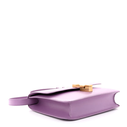 Saint Laurent Smooth Calfskin Carre Satchel Lilas 4 of 10