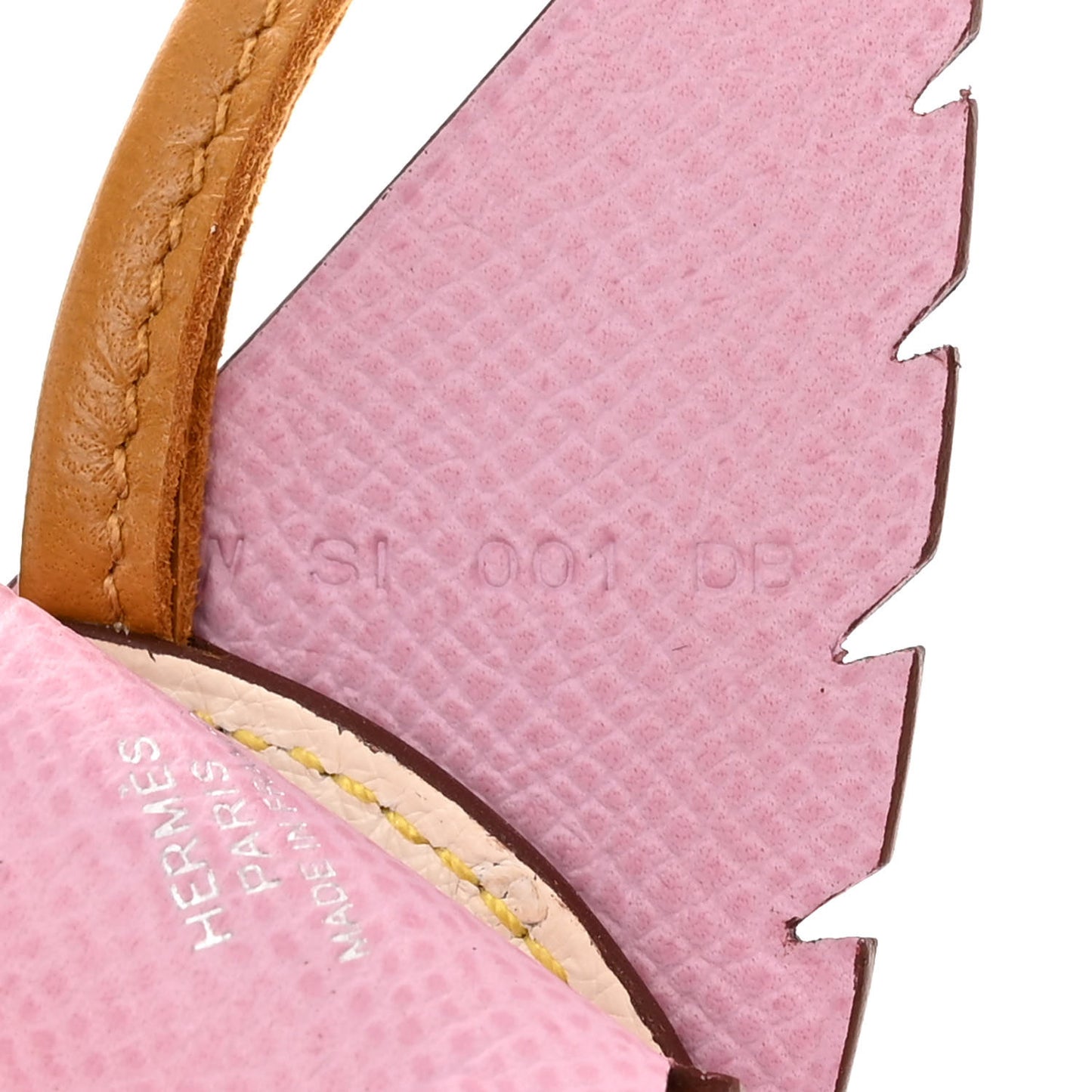 Ostrich Epsom Swift Birdy Bag Charm Mauve Sylvestre