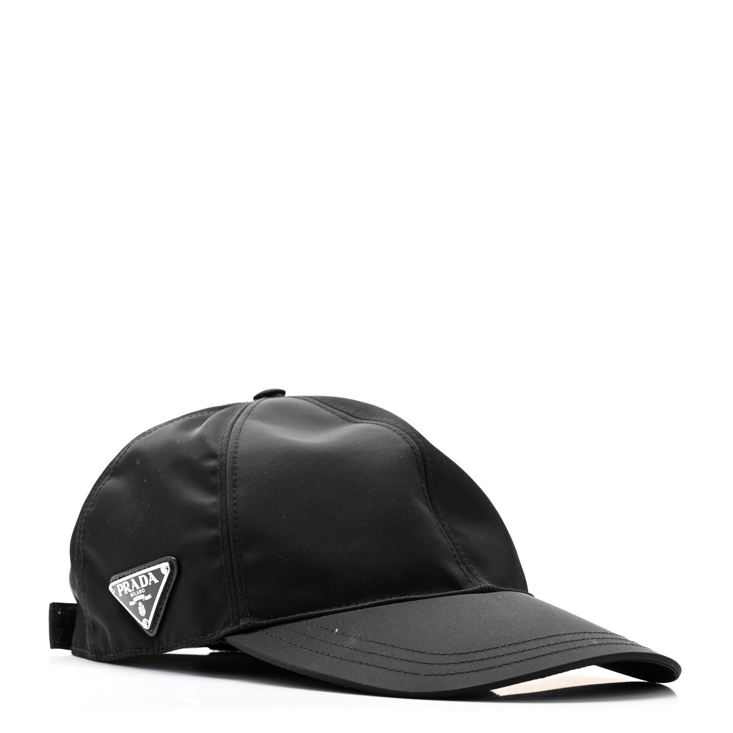 Prada Tessuto Nylon Logo Baseball Cap M Black 1 of 9