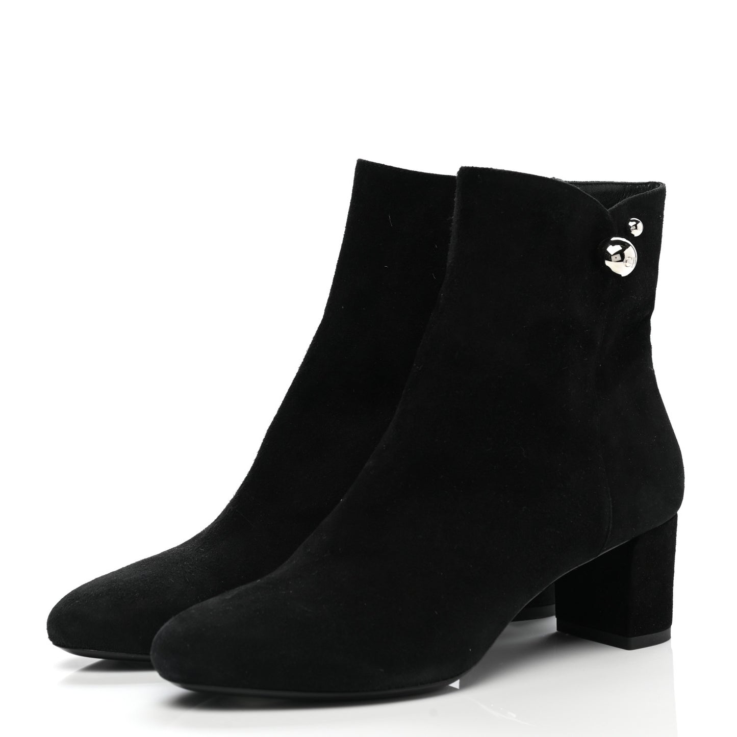 Suede Ankle Boots 38 Black