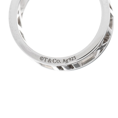 Tiffany Sterling Silver Wide Atlas Open Ring 49 4.75 4 of 5
