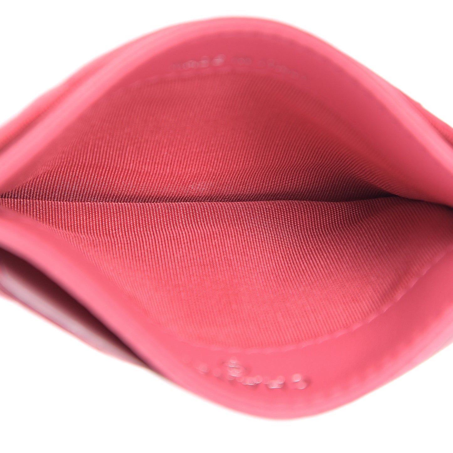 Caviar Quilted Incognito Card Holder Pink