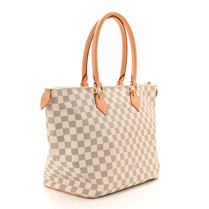 Louis Vuitton Damier Azur Saleya MM 3 of 9