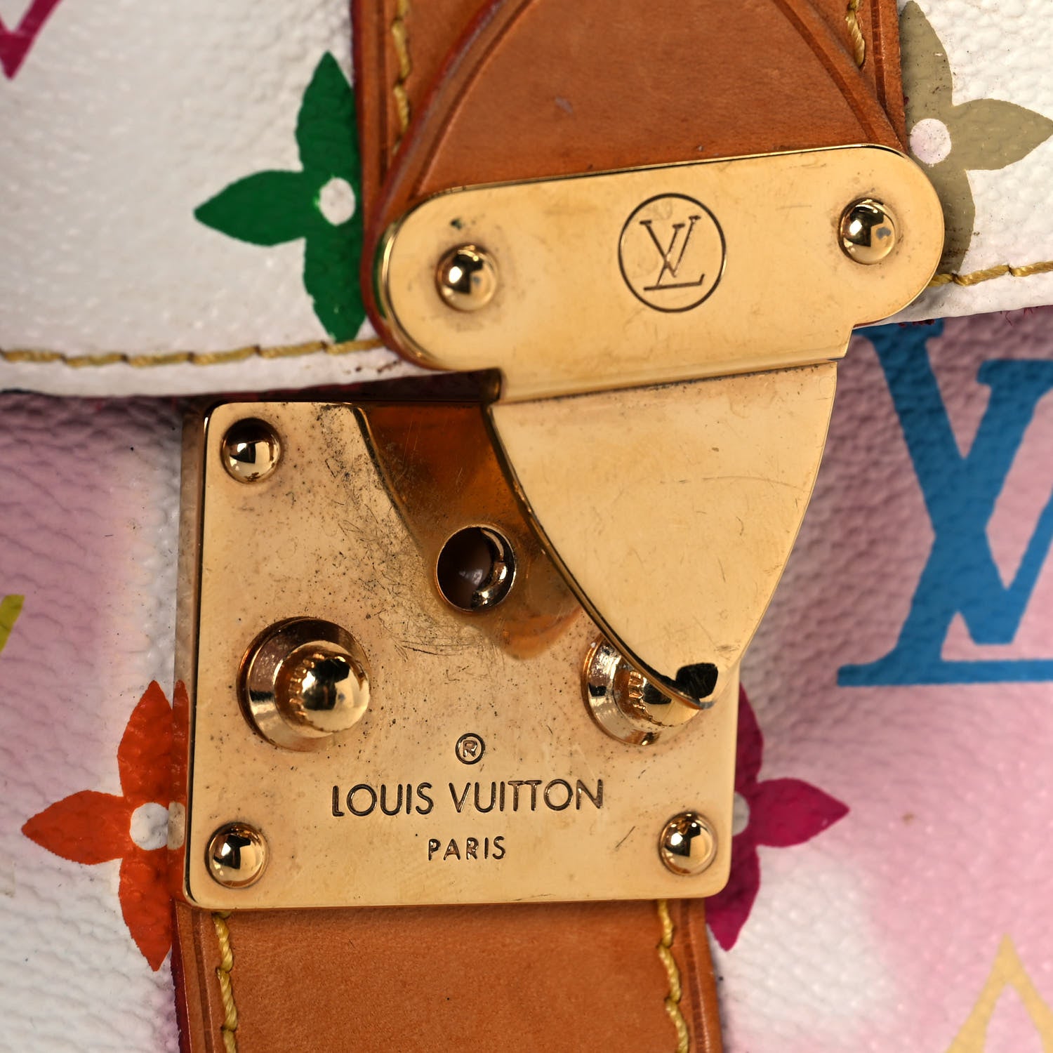 Louis Vuitton Monogram Multicolor Speedy 30 White 12 of 17