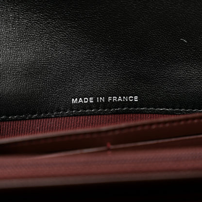 Chanel Lambskin Quilted Large Gusset Flap Wallet Black 7 of 8