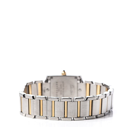 Cartier Stainless Steel 18K Yellow Gold 20mm Tank Francaise Quartz Watch 4 of 9