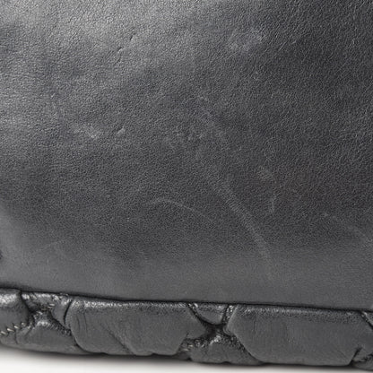 Chanel Calfskin Bubble Quilt Accordion Flap Grey 13 of 13