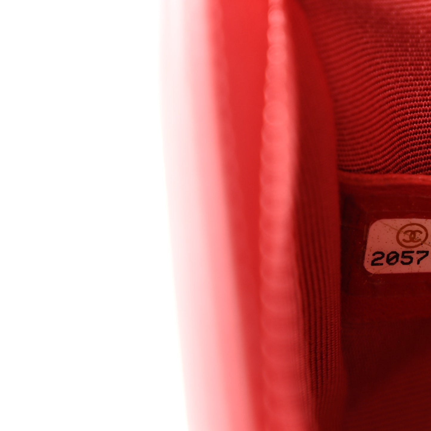 Calfskin Quilted Small Boy Flap Red