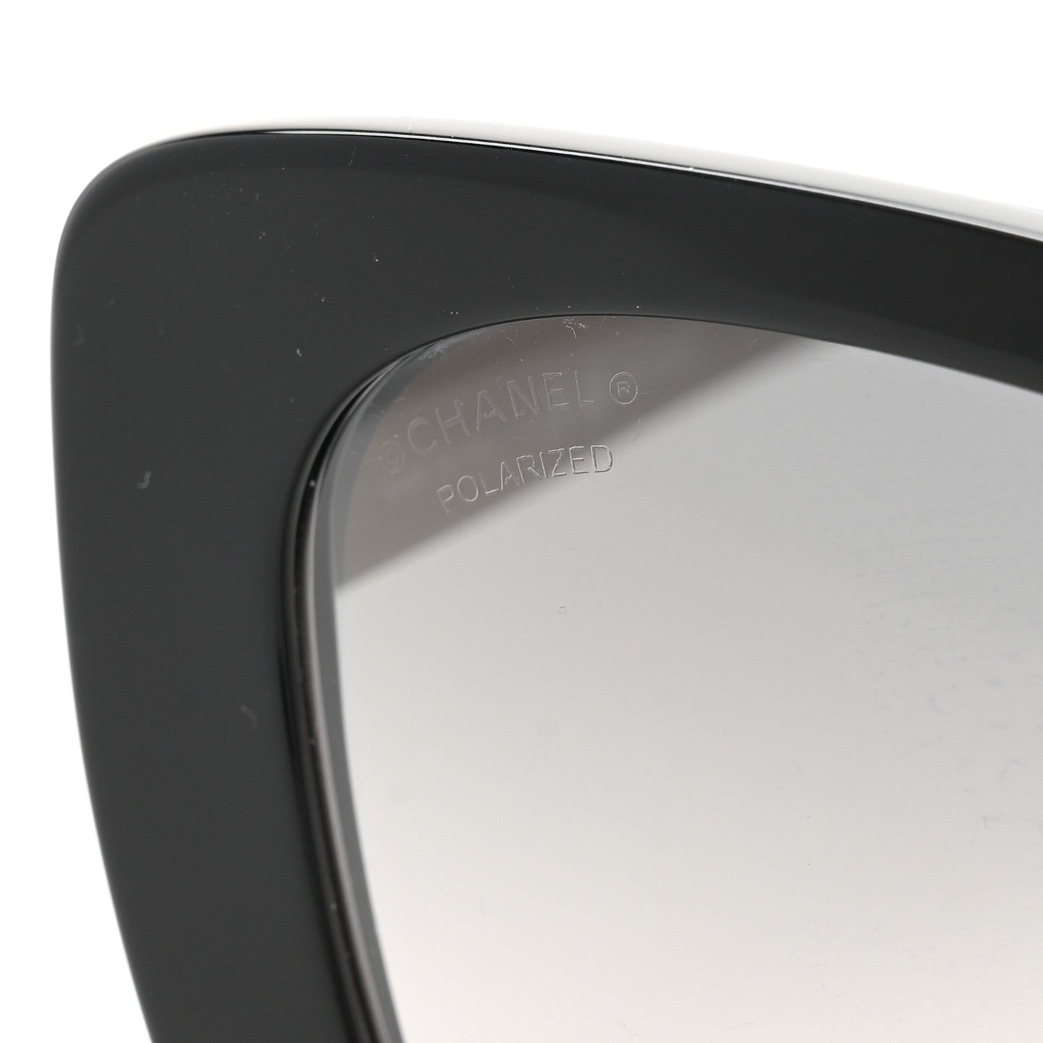 Chanel Acetate Rectangle Sunglasses 5504A Black 7 of 7