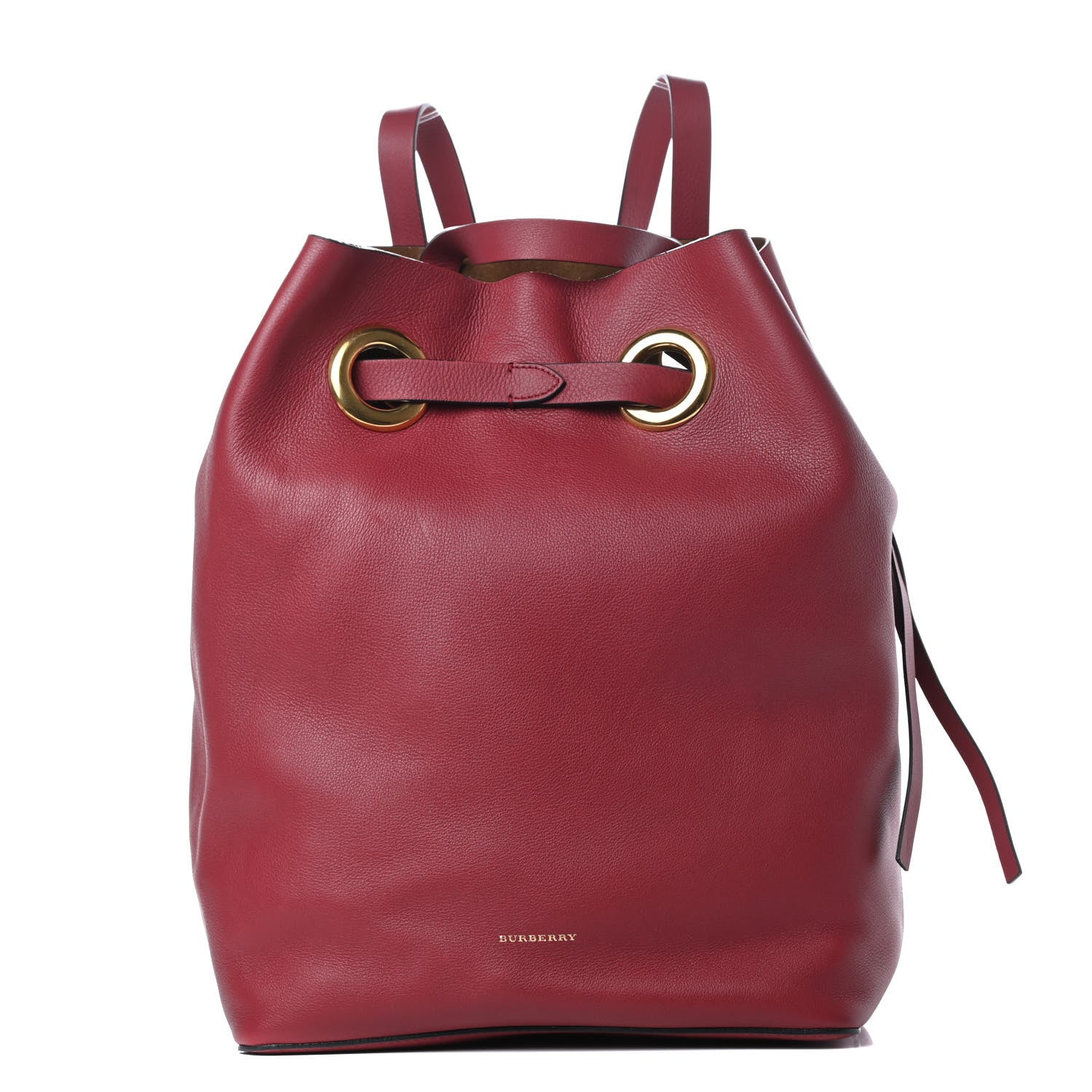 Burberry Calfskin Grommet Detail Backpack Crimson 1 of 10