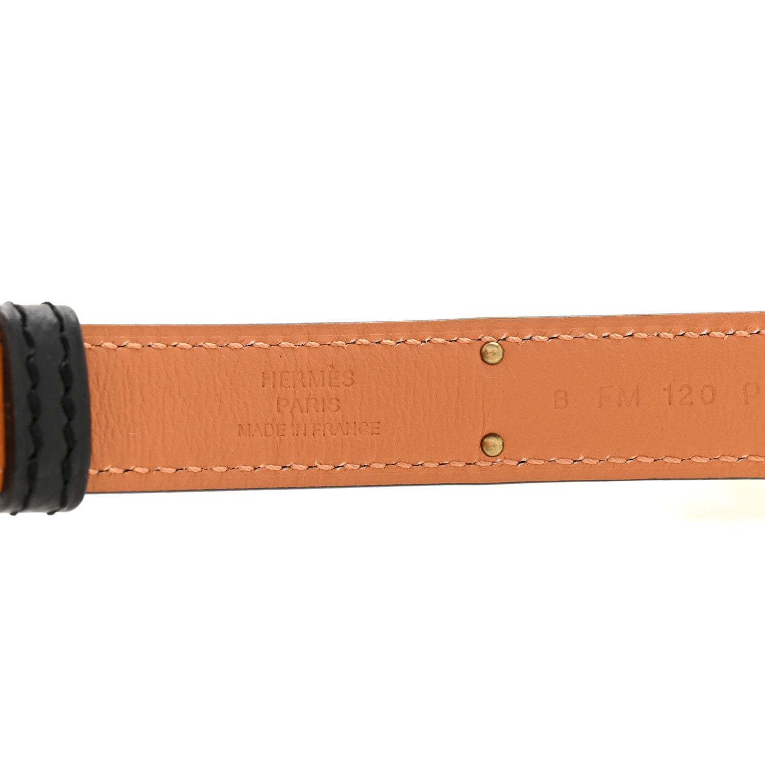 Hermes Epsom Kelly Belt Black 3 of 4