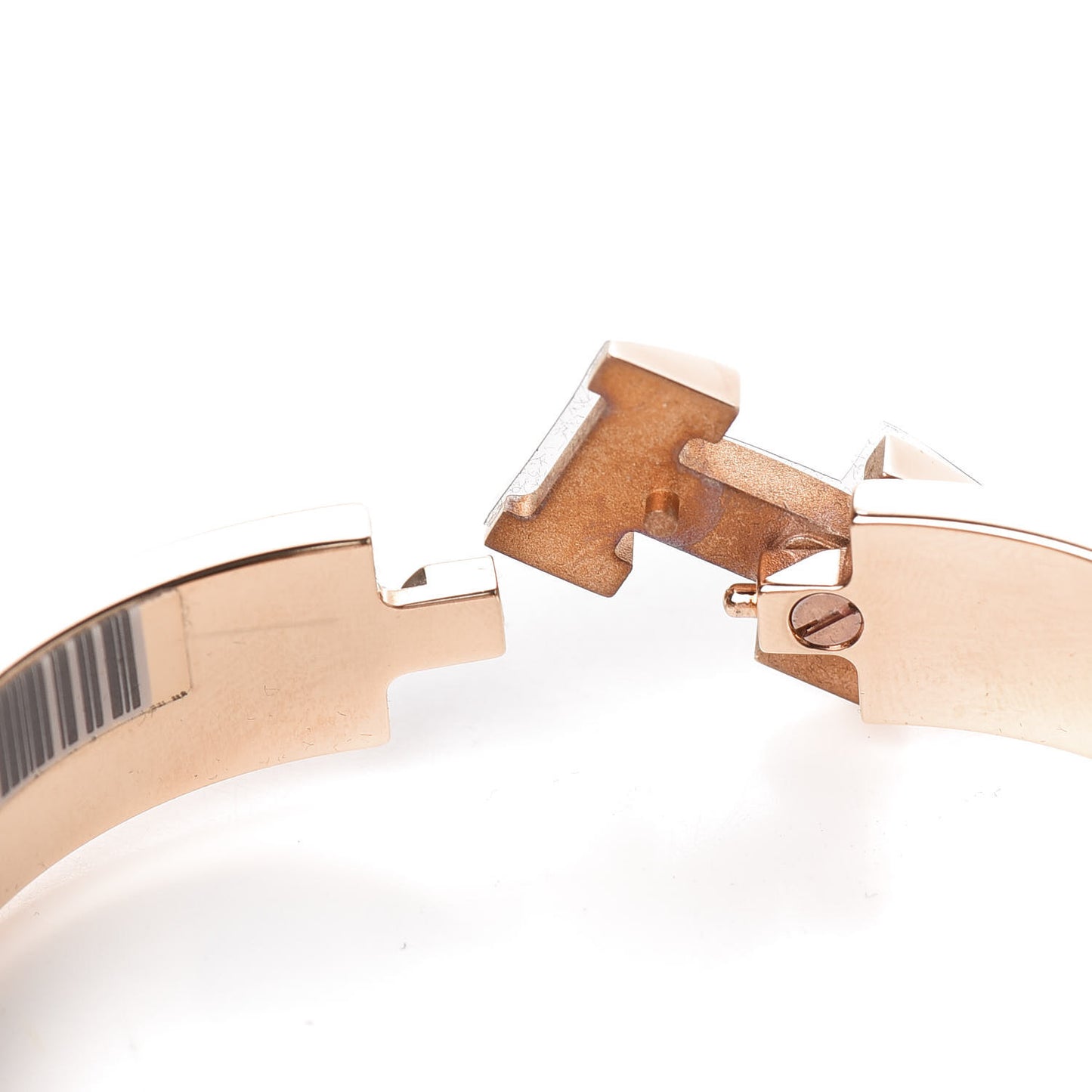 Enamel Narrow Clic Clac H Bracelet PM Rose Azalee