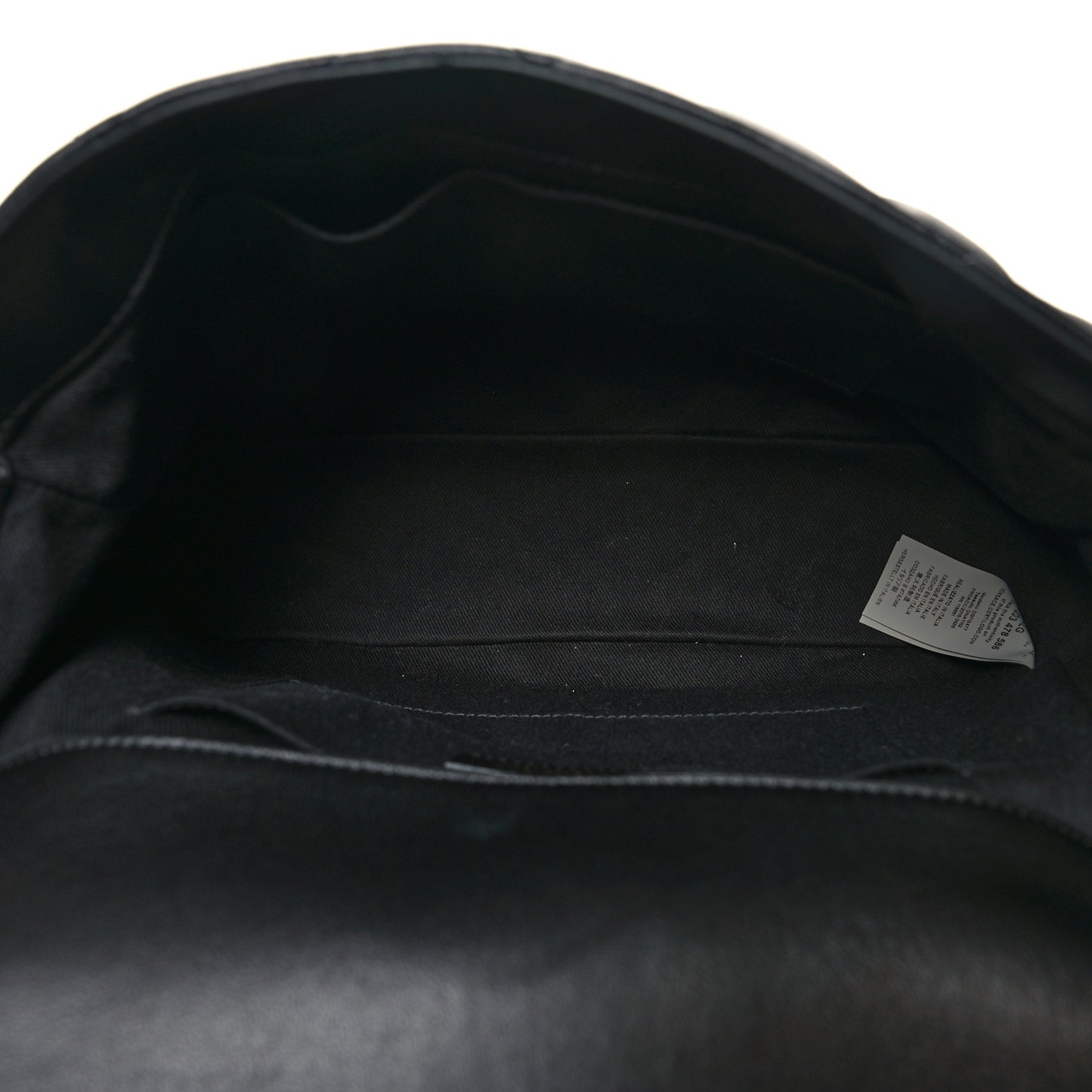Nappa Quilted Icon Shoulder Bag Black