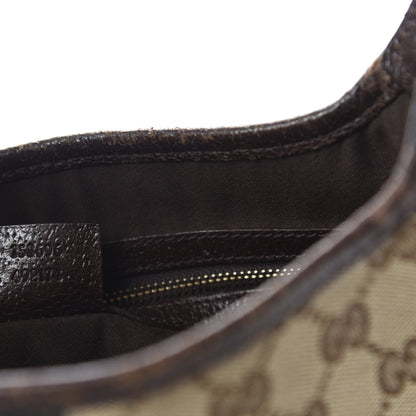 Gucci Monogram Web Jackie O Hobo Dark Brown 10 of 11