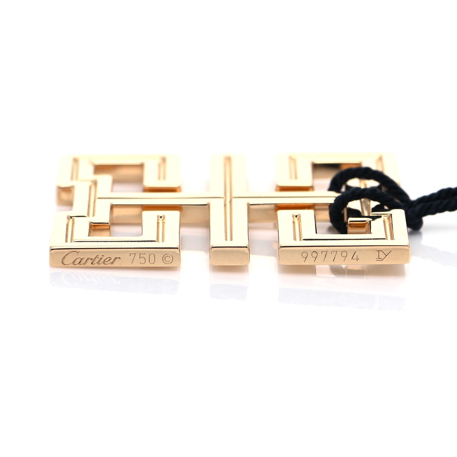 Cartier 18K Yellow Gold Ruby Le Braiser du Dragon Pendant 5 of 6