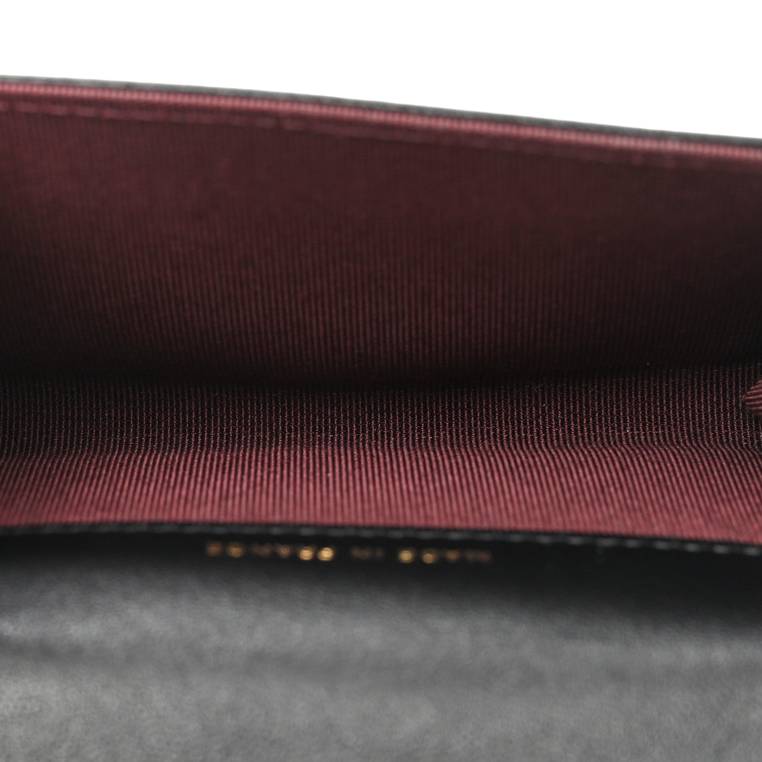 Chanel Lambskin Quilted Flap Card Holder Wallet Black 5 of 9
