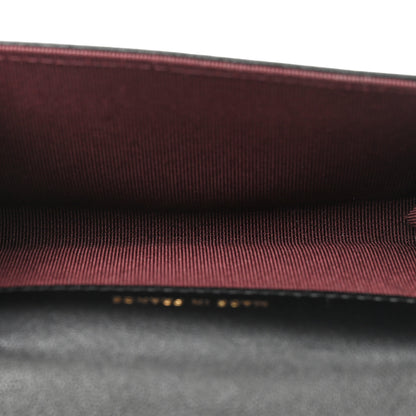 Chanel Lambskin Quilted Flap Card Holder Wallet Black 5 of 9