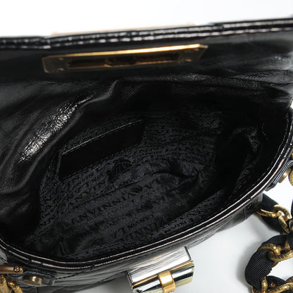 Lanvin Quilted Calfskin Happy Mini Pop Crossbody Black 6 of 11