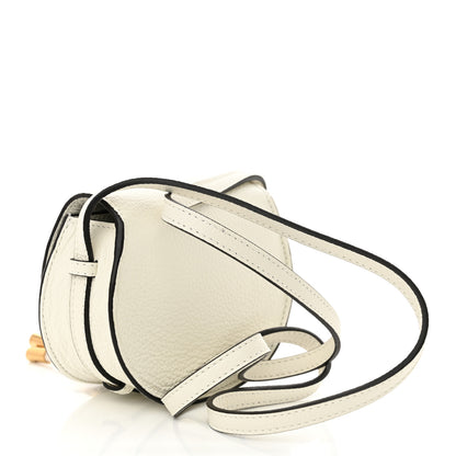 Chloe Calfskin Nano Marcie Saddle Bag White 3 of 12
