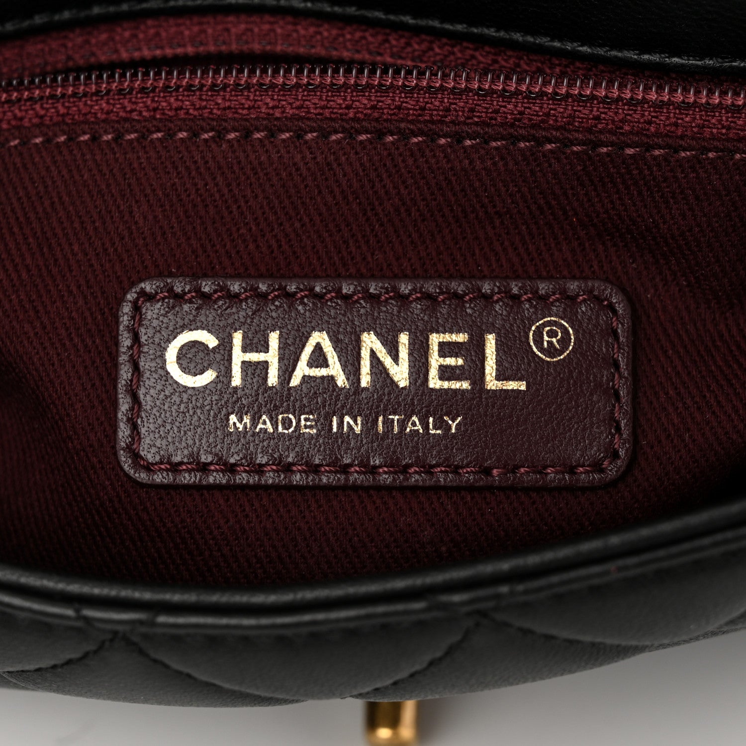Chanel Lambskin Small Grocery By Chanel Flap Black 9 of 16