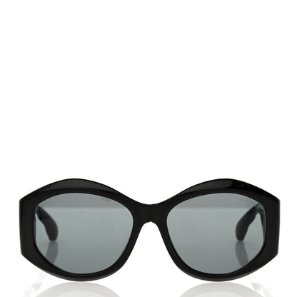 Chanel Acetate Quilted CC Sunglasses 5486-A Black 2 of 8