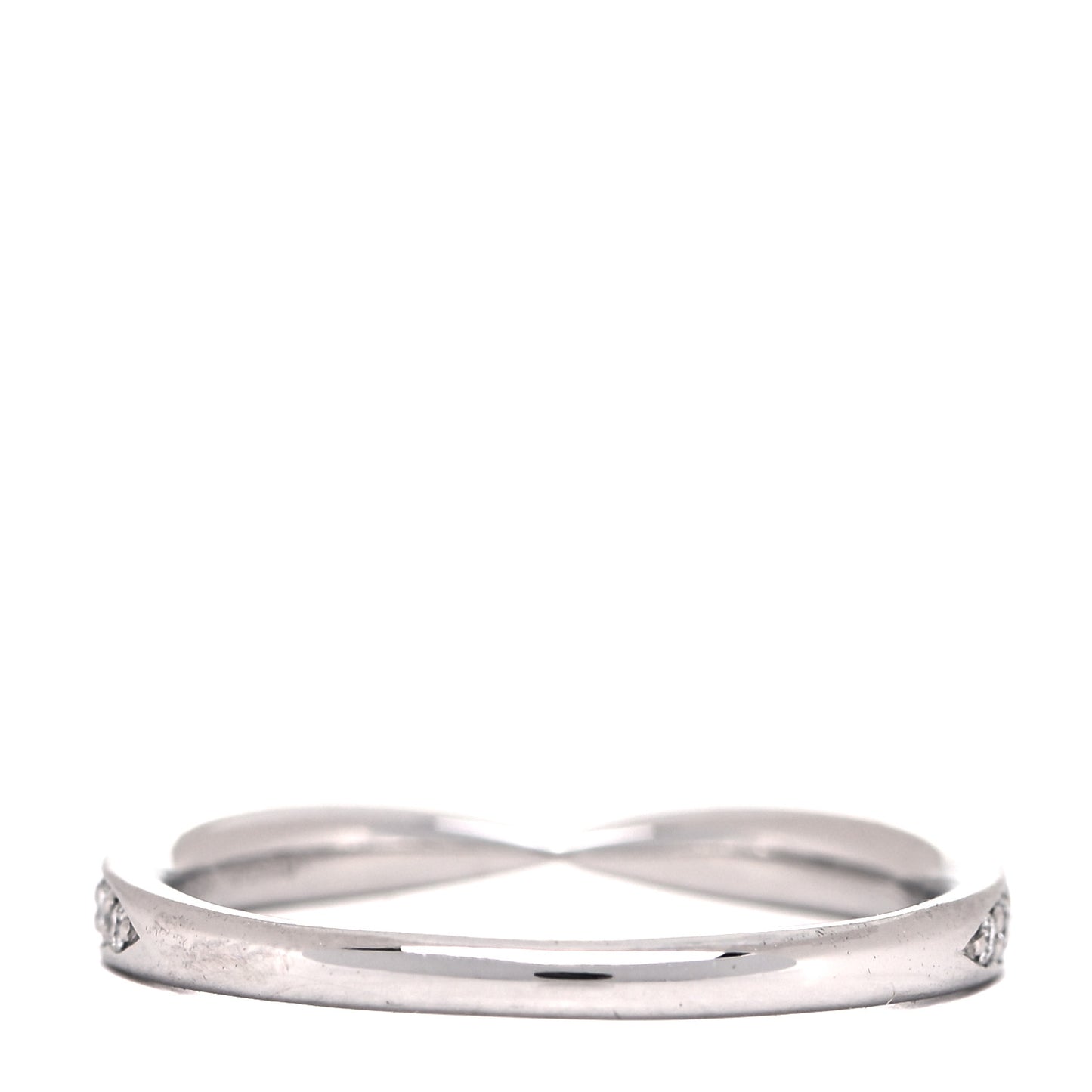 Platinum Diamond Harmony Bead-set Band Ring 49 5