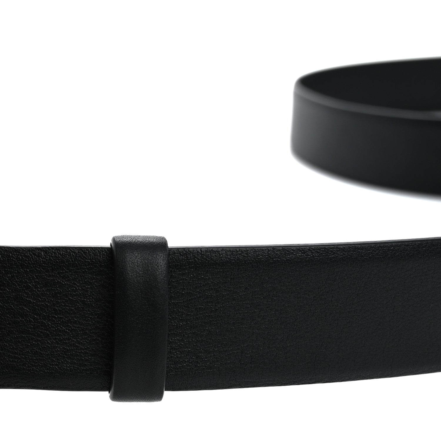 Chanel Calfskin Crystal CC Chain Belt 85 34 Black 7 of 9