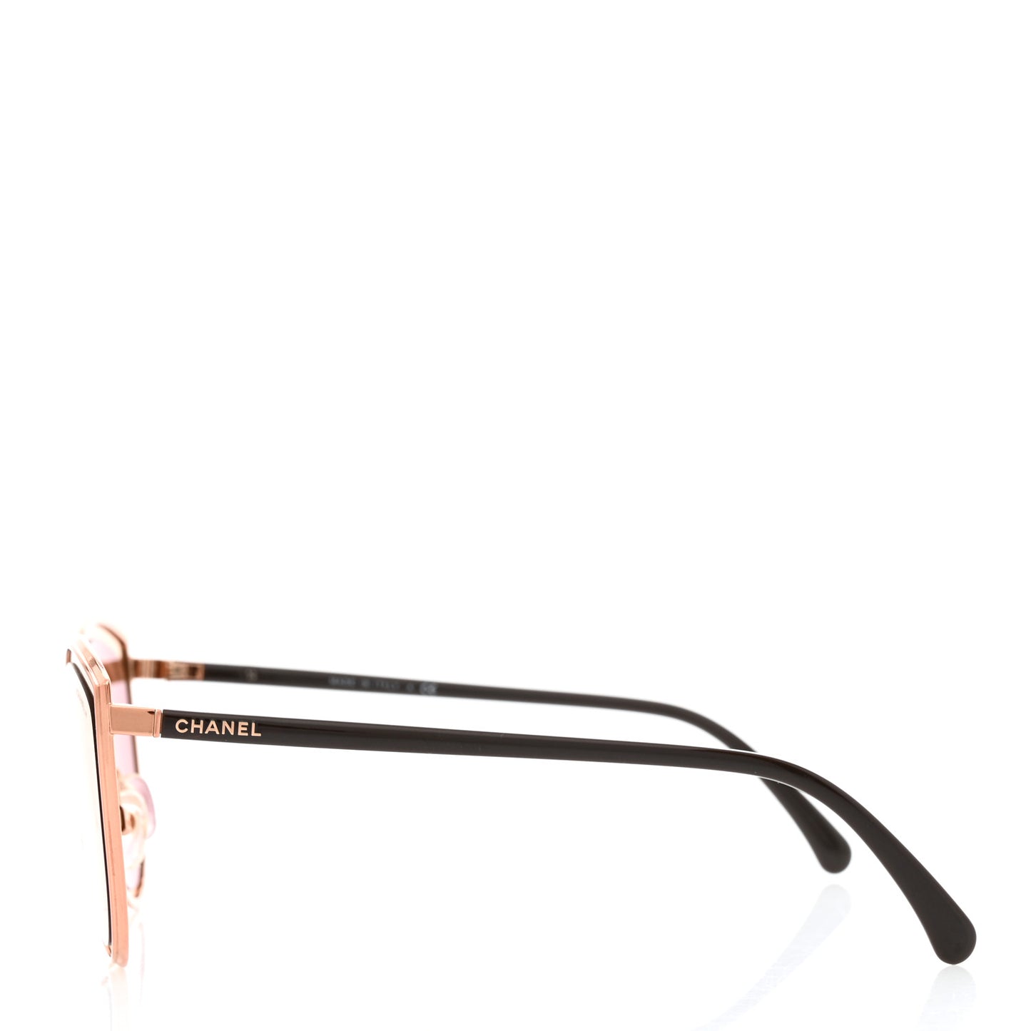 Metal Cat Eye Sunglasses 4222 Pink Gold