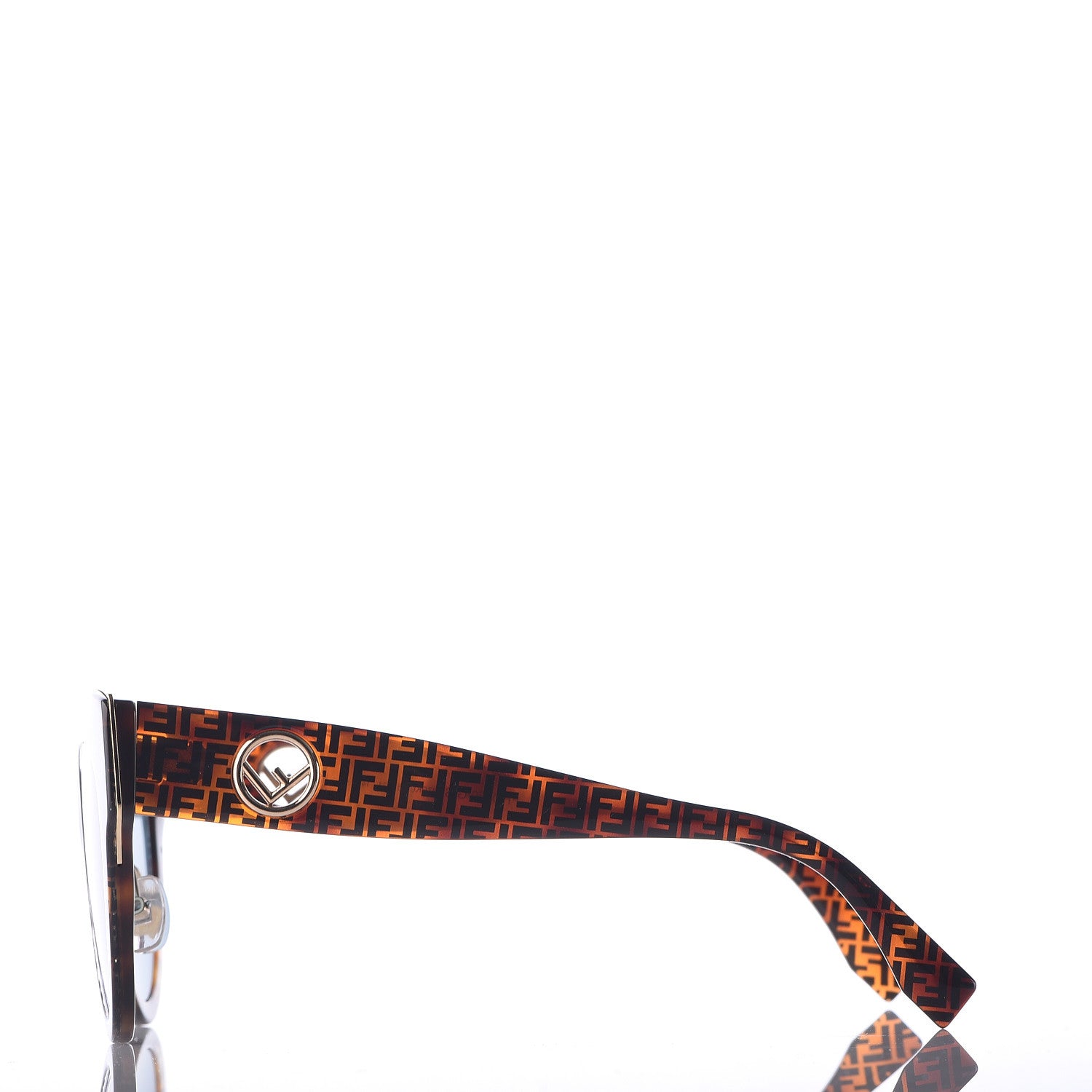 Fendi Acetate F is Fendi FF Cat Eye Sunglasses FF 0360/G/S Havana 3 of 7