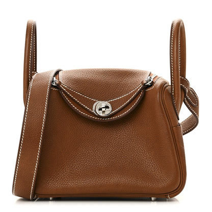 Hermes Barenia Faubourg Mini Lindy 20 Fauve 1 of 11