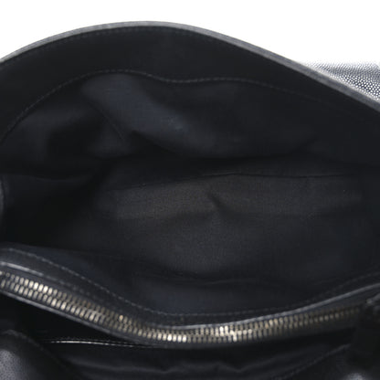 Saint Laurent Grain De Poudre Medium West Hollywood Monogram Fold-Over Black 5 of 10