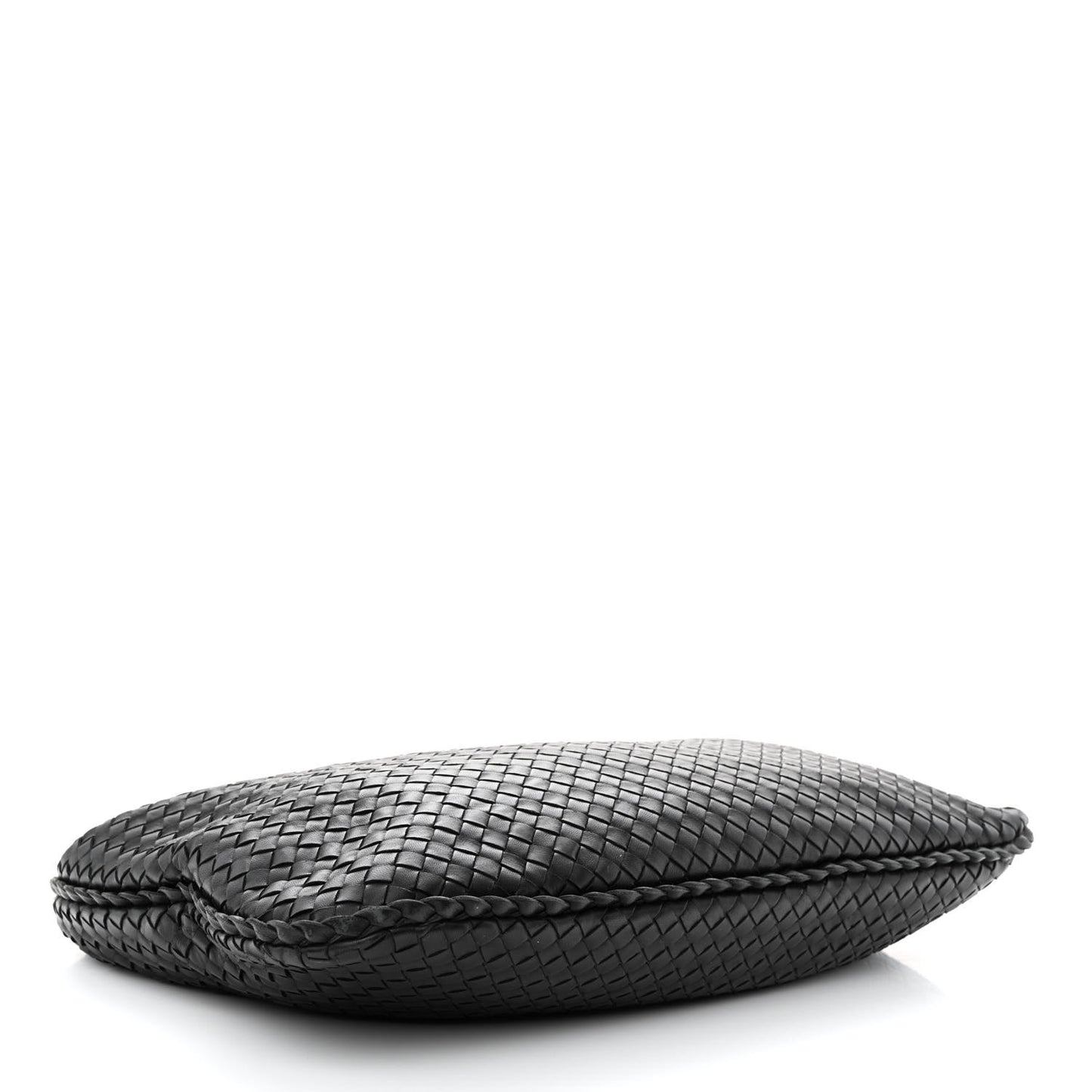 Nappa Intrecciato Large Veneta Hobo Black