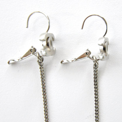 Chanel CC Button Dangle Earrings 2 of 5