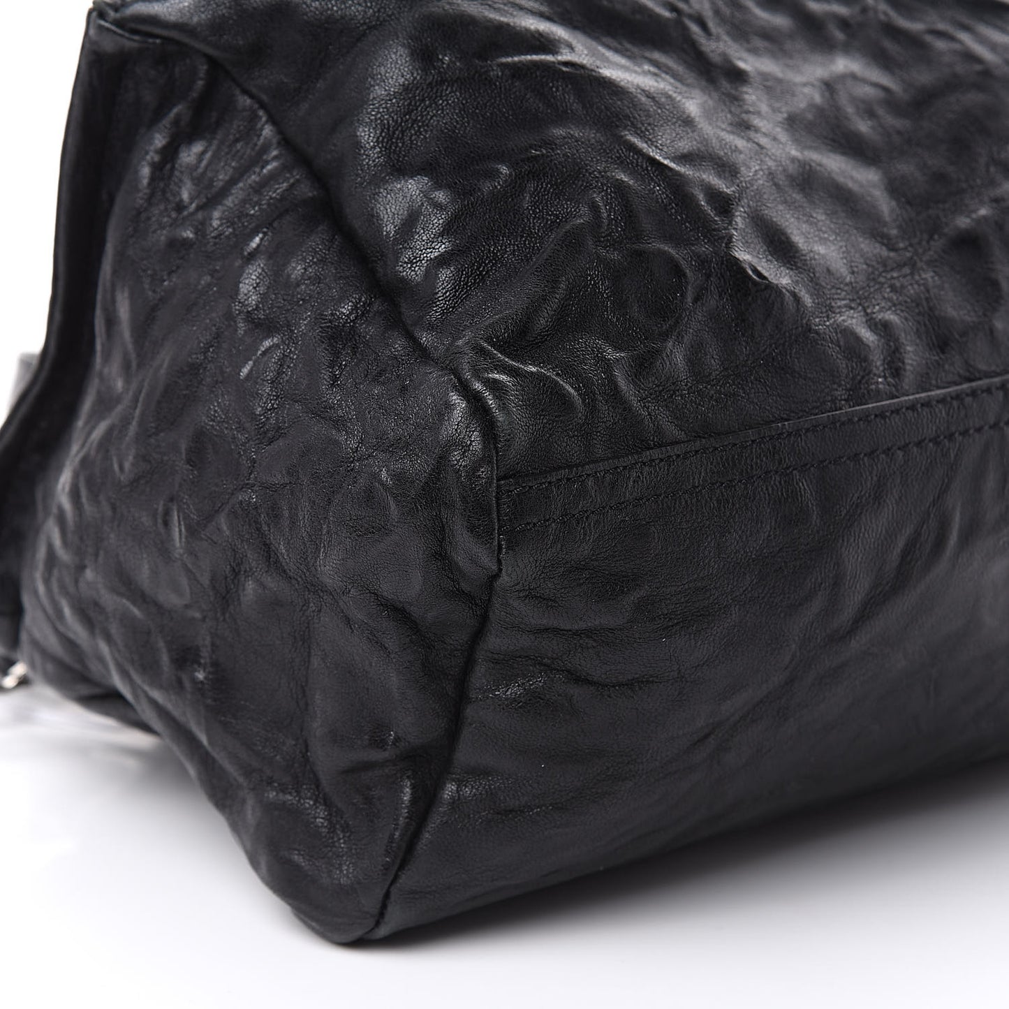 Tumbled Sheepskin Small Pandora Black