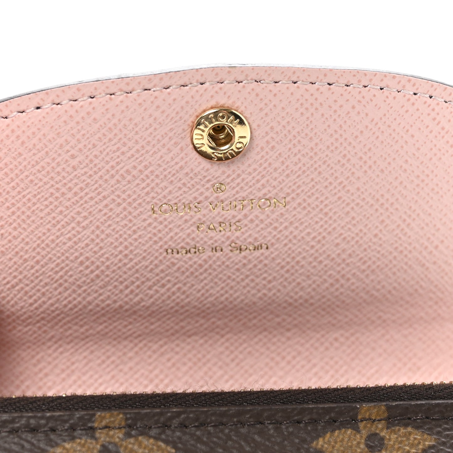 Monogram Rosalie Coin Purse Rose Ballerine