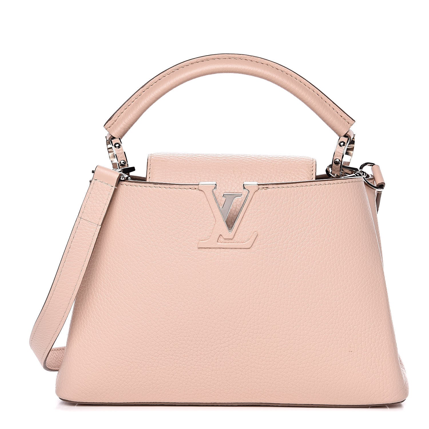 Louis Vuitton Taurillon Capucines BB Magnolia 1 of 9