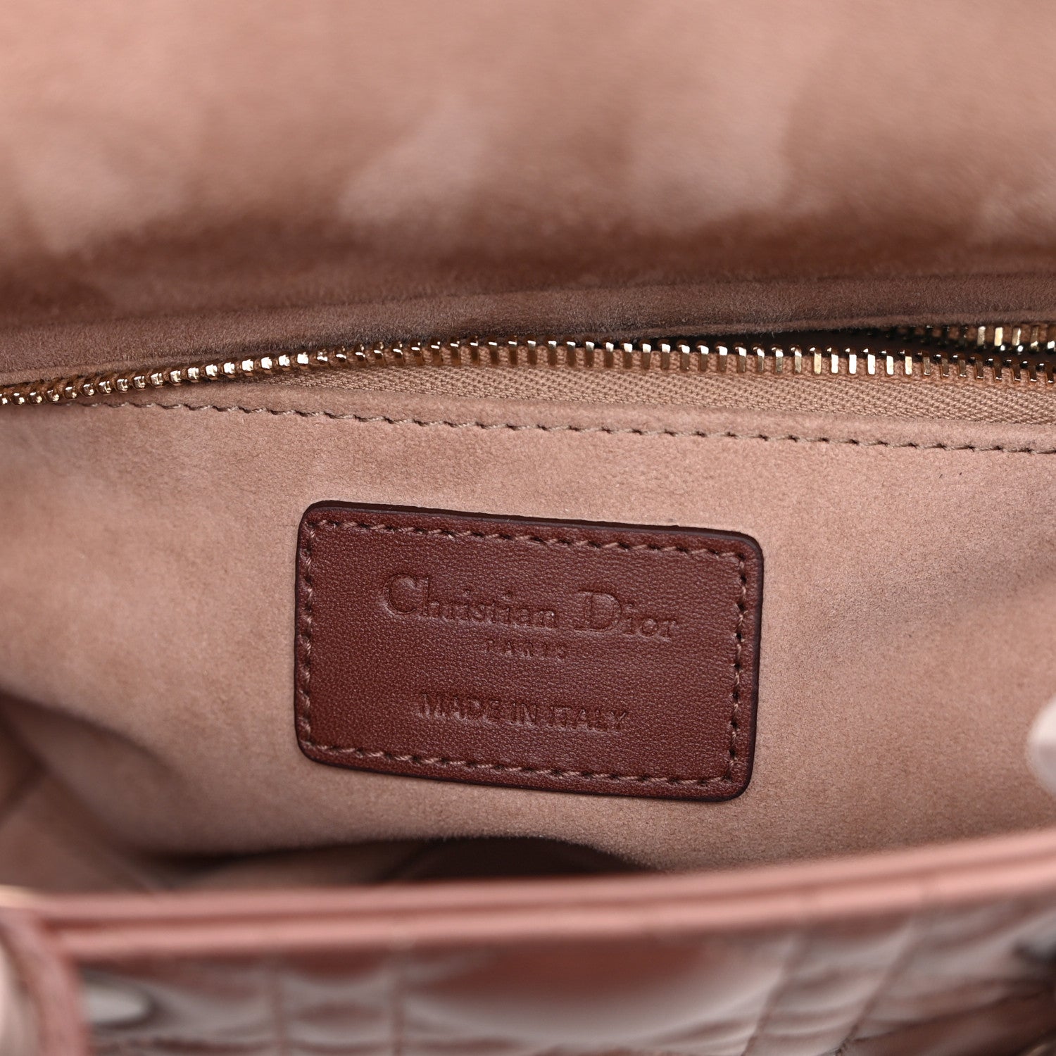 Christian Dior Lambskin Cannage Gradient Small My ABCDior Lady Dior 11 of 22