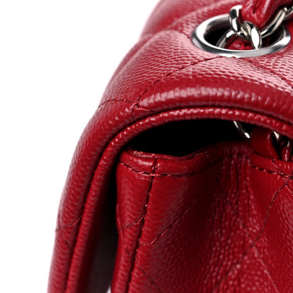 Chanel Caviar Quilted Mini Rectangular Flap Red 11 of 11