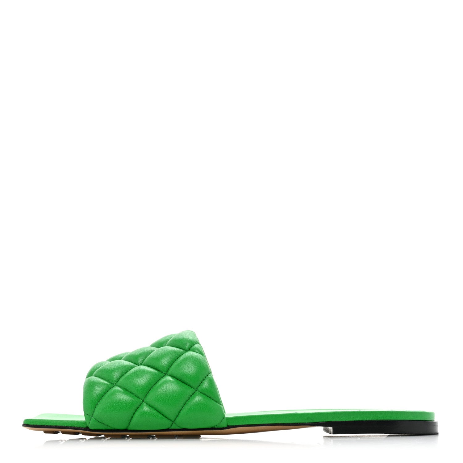 Bottega Veneta Nappa Matelasse Padded Flat Sandals 40 Parakeet 40 Parakeet 1 of 13