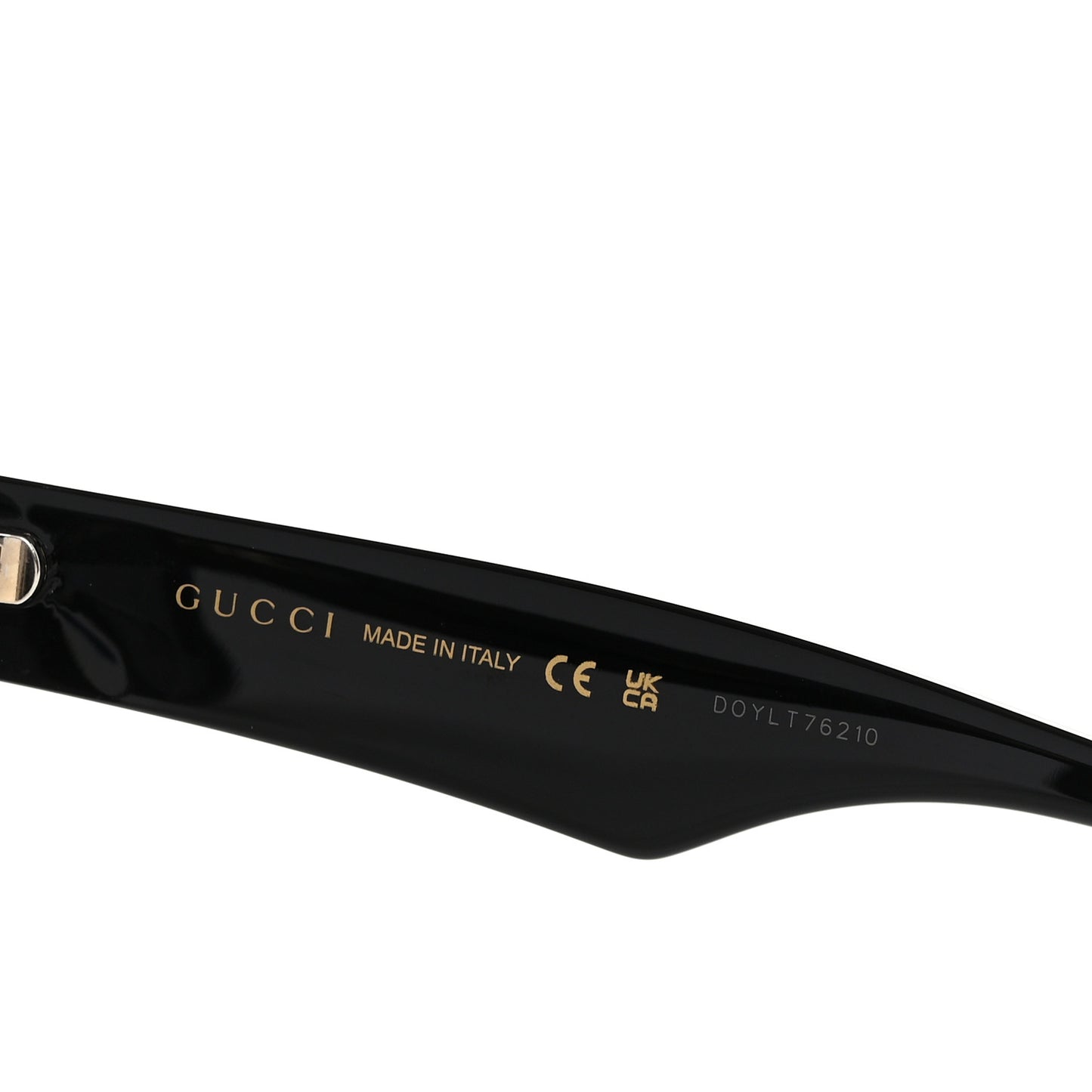 Rectangle 52mm Frame Sunglasses GG0998S Black