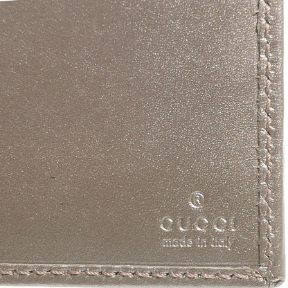 Gucci Imprime Monogram GG Pierce Chain Clutch Wallet Silver 6 of 9
