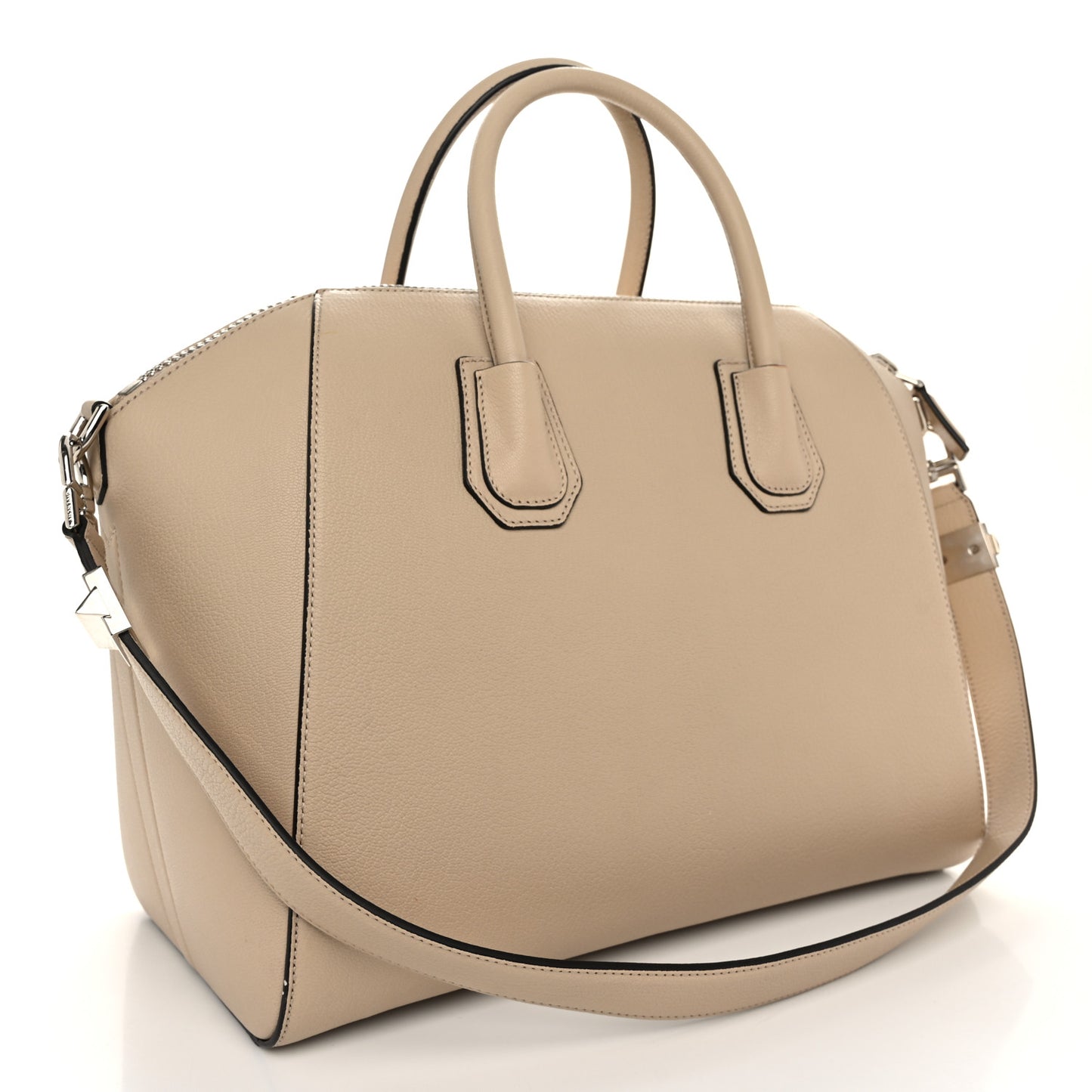 Sugar Goatskin Small Antigona Medium Beige